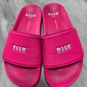 MSGM 핫핑크 슬리퍼