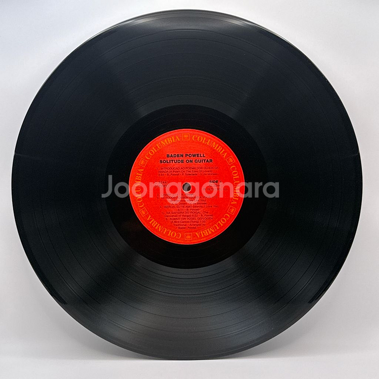 바덴 포웰 Solitude on Guitar LP--1