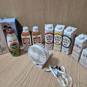 (일괄 1.4만)프로틴 건강음료 여러가지+휴대용 선풍기