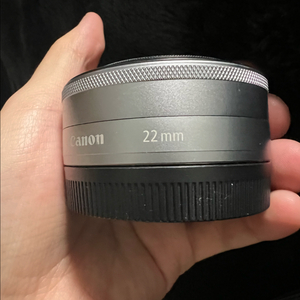 캐논 efm 22mm f2.0 후드+필터3개