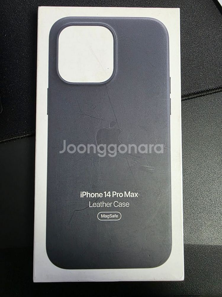 아이폰14프로맥스 정품 가죽케이스--0