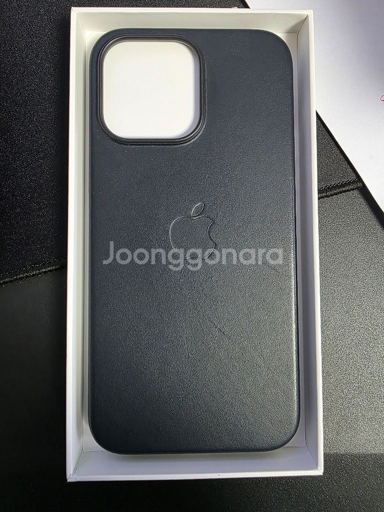 아이폰14프로맥스 정품 가죽케이스--1