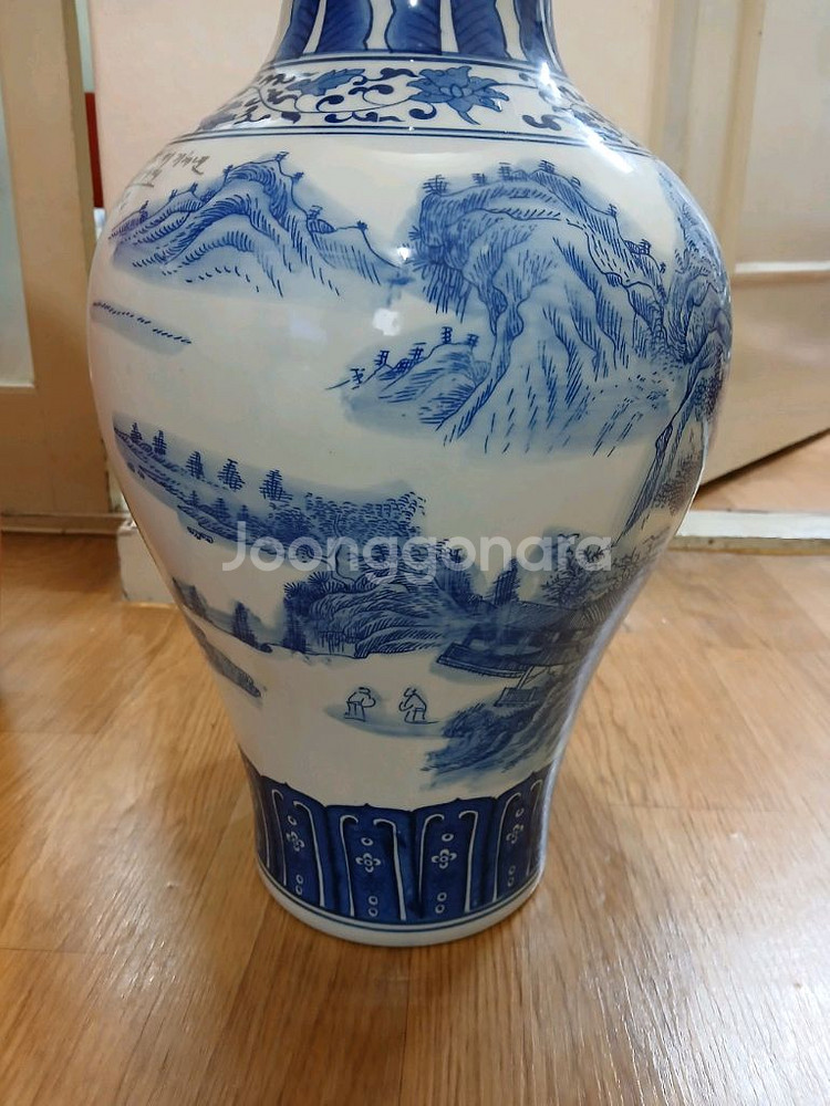 산수문 도자기--2