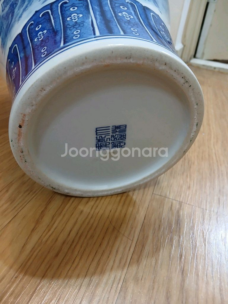 산수문 도자기--4