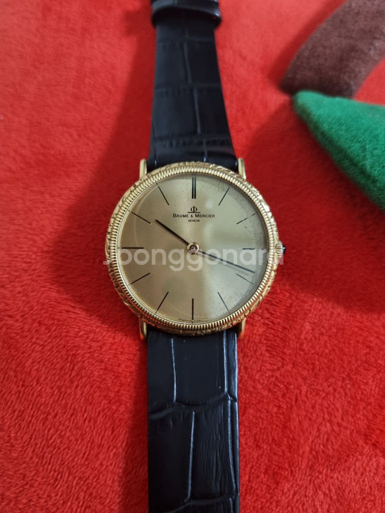 보메메르시에 금통시계 18k--0