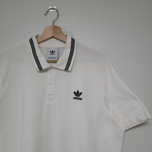 (3XL) ADIDAS 아디다스 화이트 반팔 카라티
