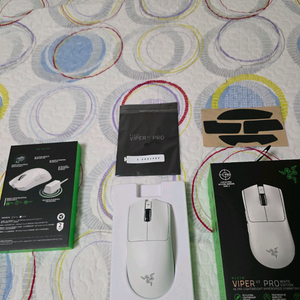 레이저바이퍼v3 pro 마우스 +레이저아틀라스 패드