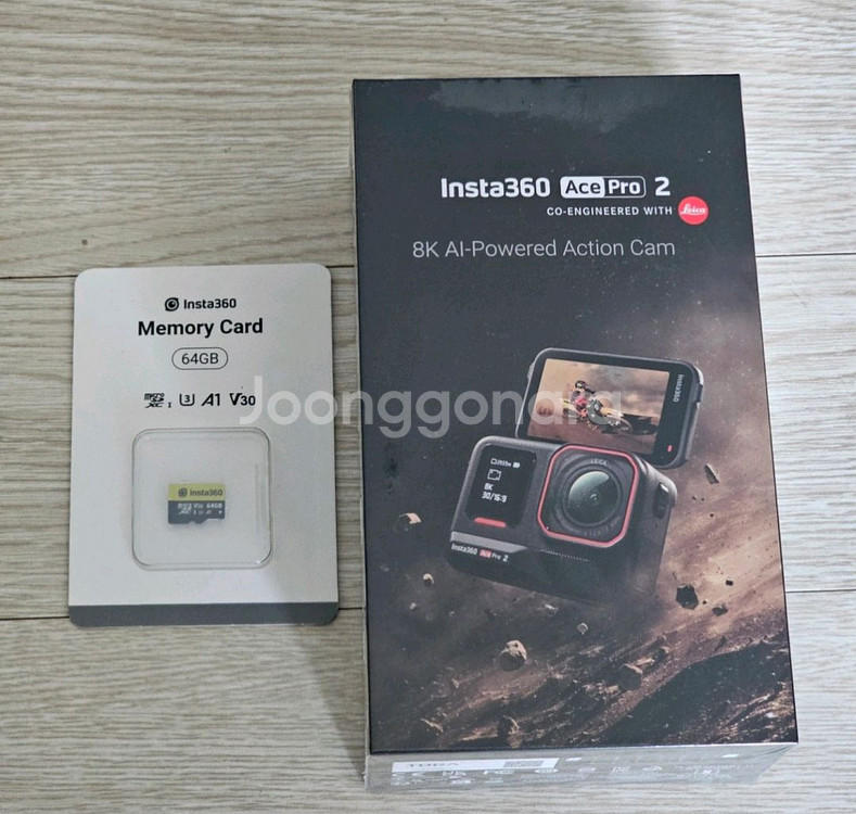 인스타360 에이스 프로2+64gb sd 새상품--0
