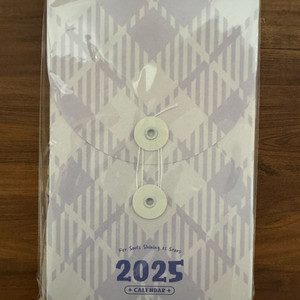 스텔라이브 2025 캘린더 오류 수정본 미개봉