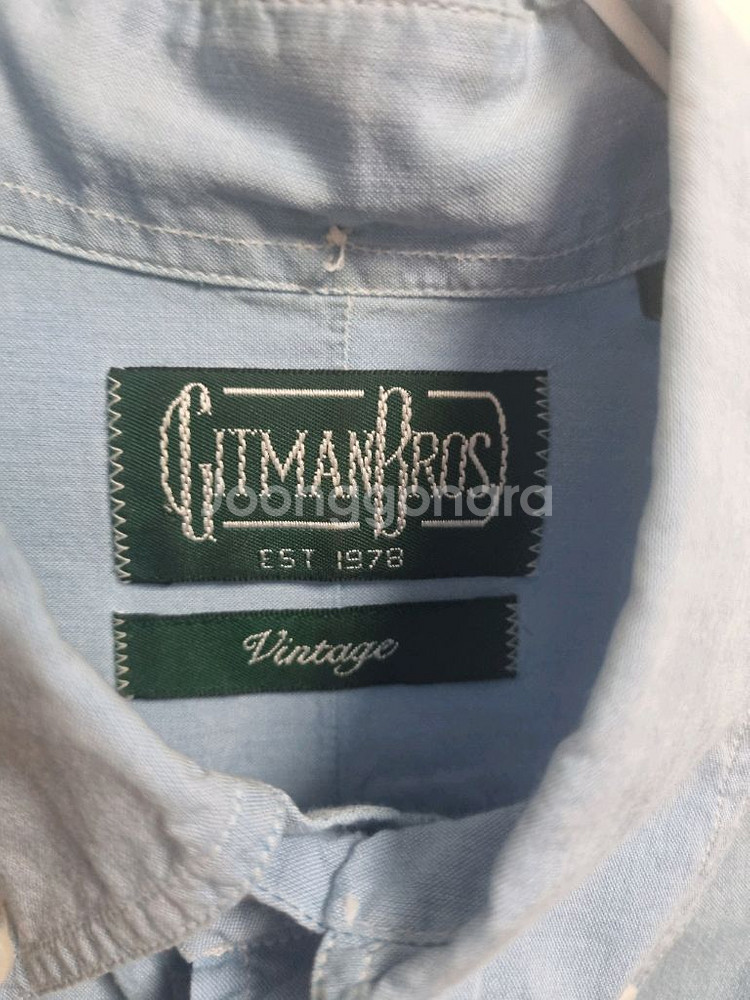 미국산 깃먼 브로스 면셔츠 Gitman Bros M--2