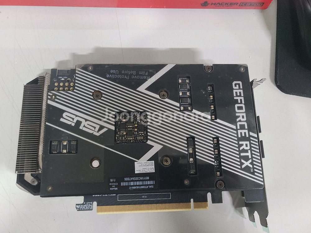 ASUS RTX 3060TI 비닐부착상태--1