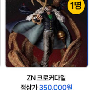 ZN 크로커다일 한정판 레진피규어 미개봉