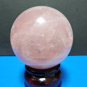 천연크리스탈 핑크로즈 구체 (6cm)