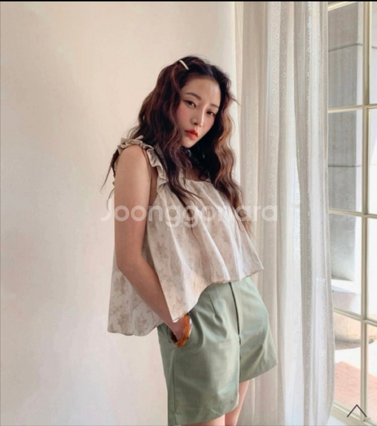 스타일난다 버뮤다 팬츠 카키 S--0