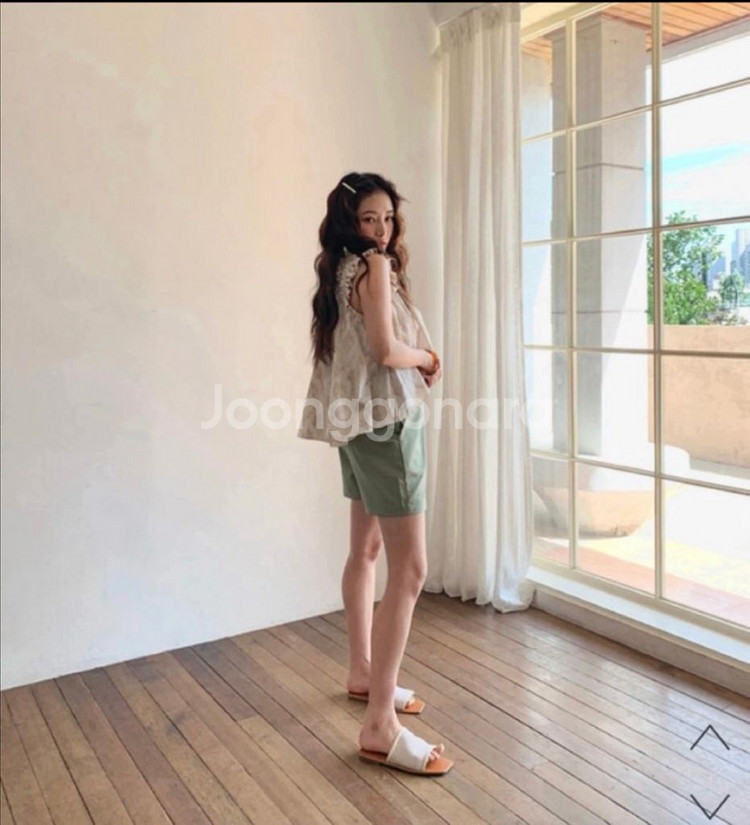 스타일난다 버뮤다 팬츠 카키 S--2
