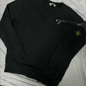 3XL 24fw 스톤아일랜드 맨투맨 블랙