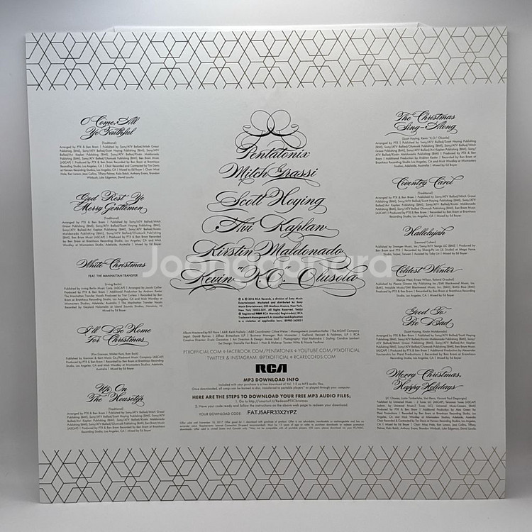 펜타토닉스 Pentatonix Christmas LP--4