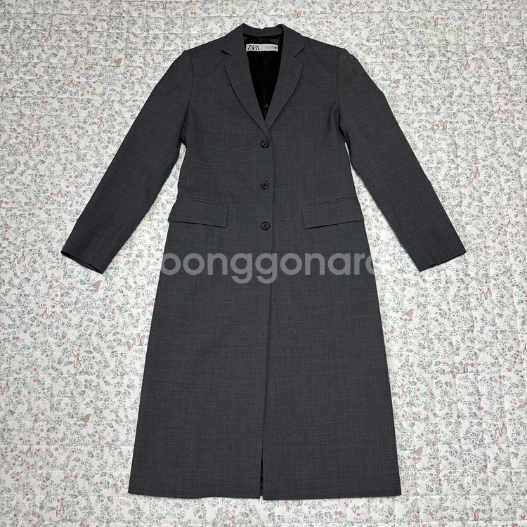 zara 자라 테일러링 울 블렌드 프록 코트 ZW컬렉션--0