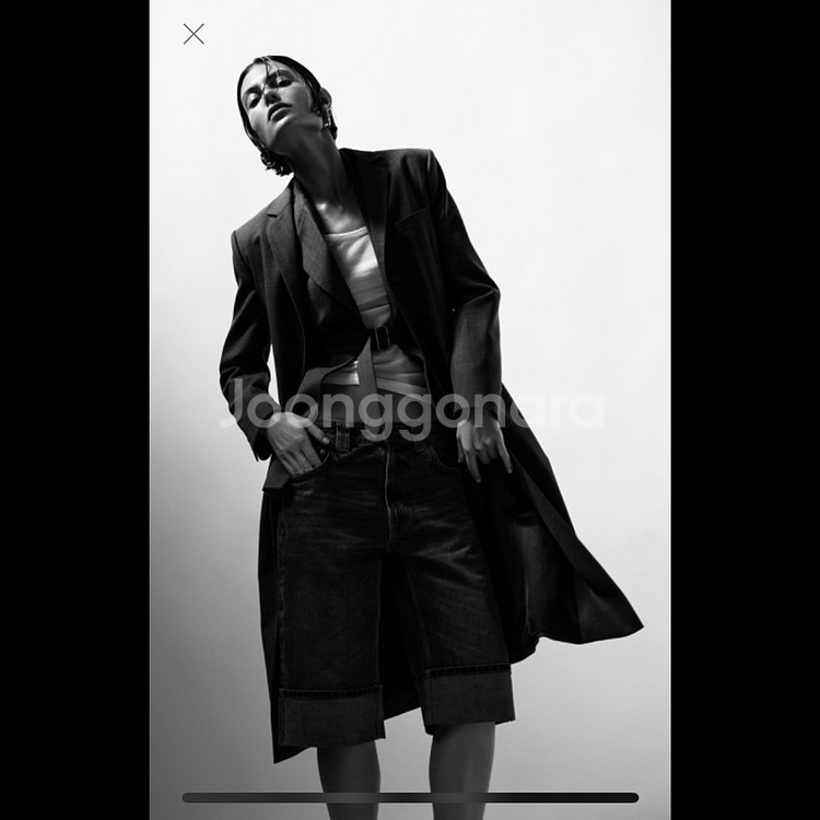 zara 자라 테일러링 울 블렌드 프록 코트 ZW컬렉션--9