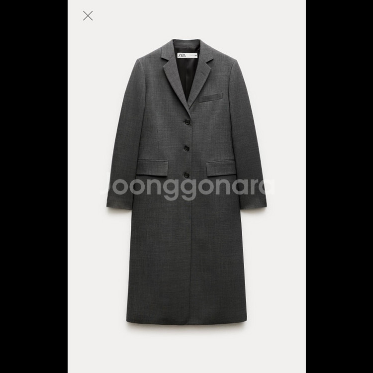 zara 자라 테일러링 울 블렌드 프록 코트 ZW컬렉션--7