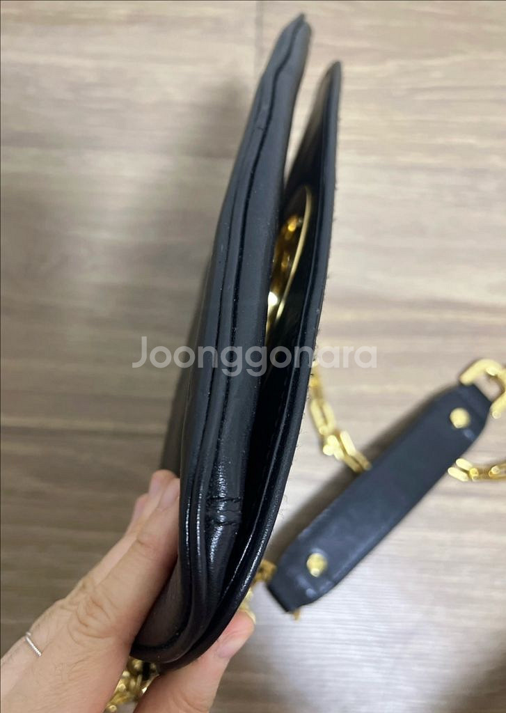 토리버치 금장로고 클러치백(백화점정품/보증서O)--7