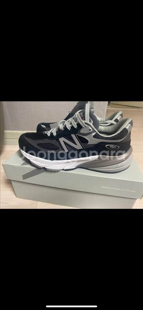 뉴발란스 990v6 블랙 새제품 250--2