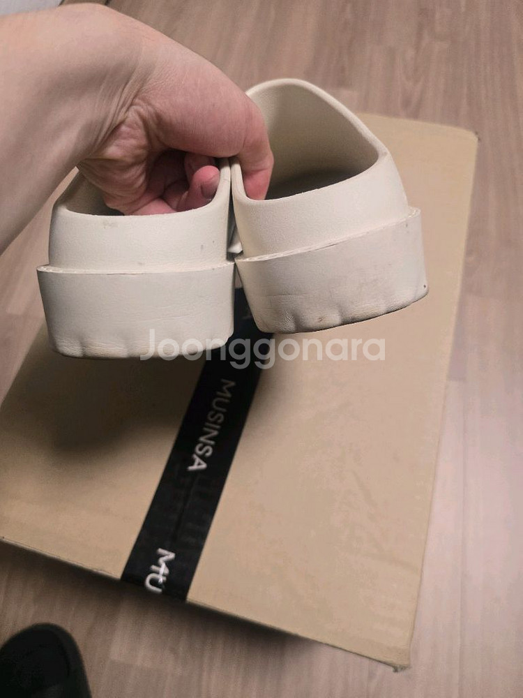 언다이드룸 클로그 크림 사이즈3(265-270)--3