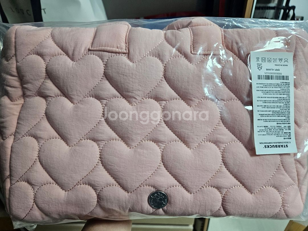 스타벅스 디어러브 하트풀 토트백--0