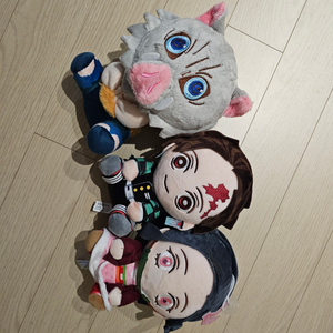 귀멸의칼날 인형 3종세트