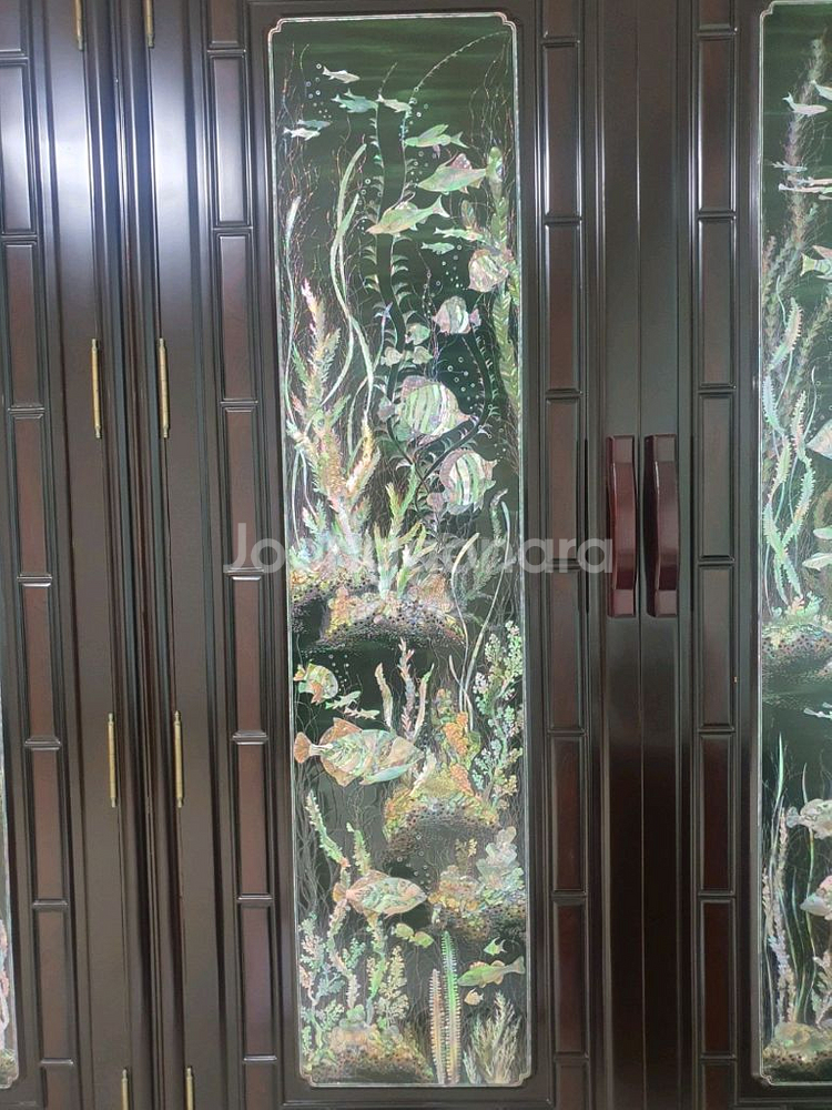 자개 옷장 세트--3