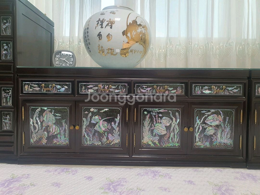 자개 옷장 세트--6