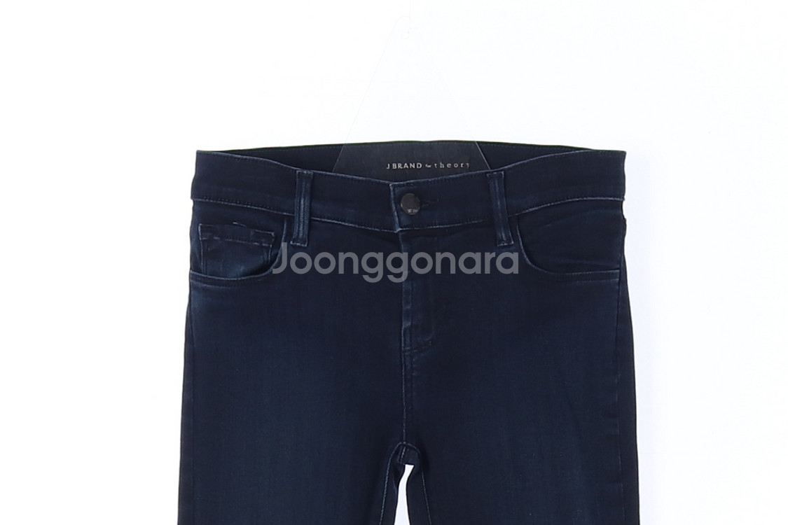 [S]띠어리 JBRAND 진청 스키니핏 데님 진 청바지--1