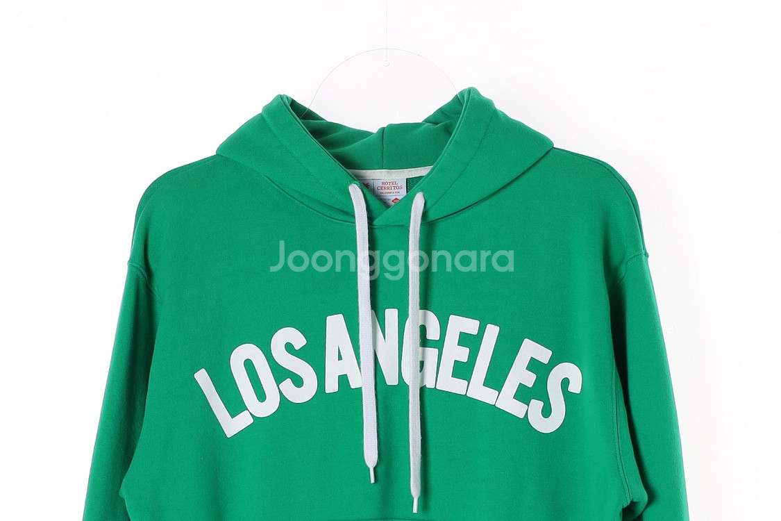 [L]호텔세리토스 그린 로스앤젤레스 후드 티셔츠--1