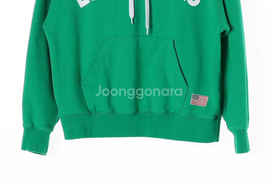 [L]호텔세리토스 그린 로스앤젤레스 후드 티셔츠--2