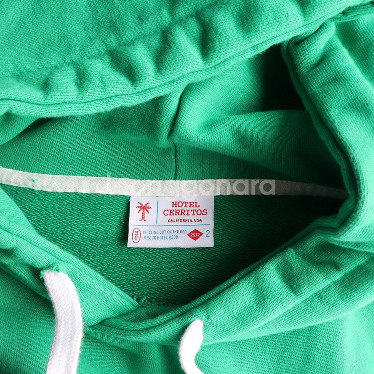 [L]호텔세리토스 그린 로스앤젤레스 후드 티셔츠--4