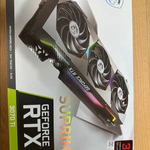 msi rtx3070ti 슈프림 그래픽카드