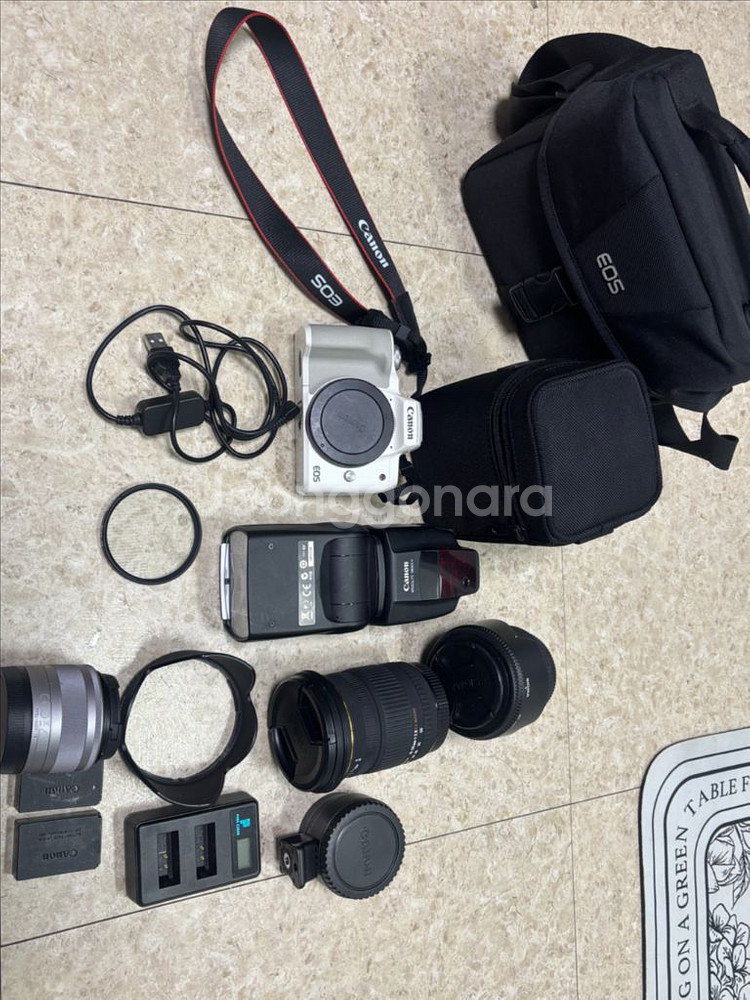 캐논 EOS M50 미러리스 카메라 / 시그마 렌즈 등--0