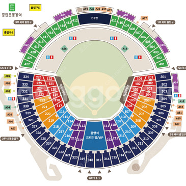 6/27 엘지 기아 3루 네이비 2연석 통로 6.27--0