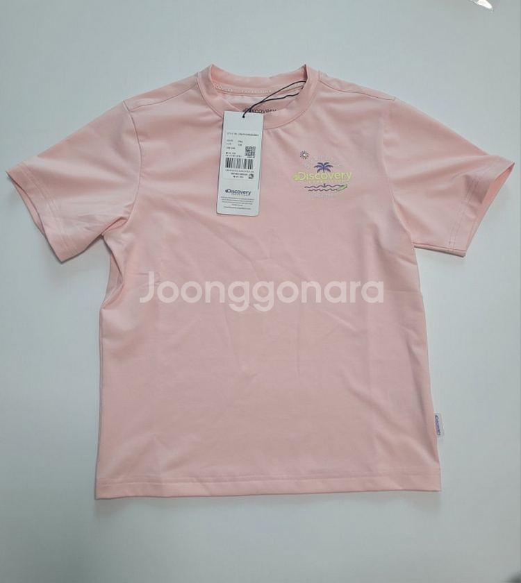 새상품)디스커버리 키즈 래쉬가드.워터반팔티 수영복--0