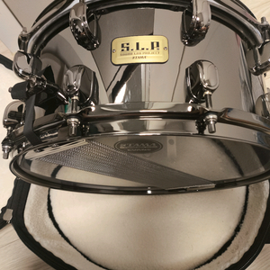 타마 SLP 시리즈 블랙브라스 14x6.5 스네어드럼