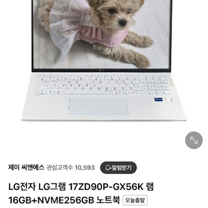 24시 연락 가능 LG 그램 17ZD90P-GX56k