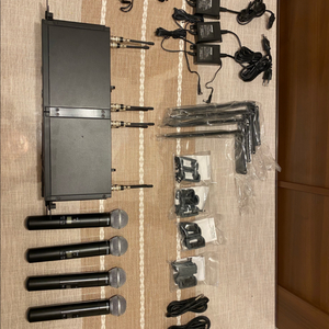 Shure slx4 + slx2 슈어 58 무선마이크