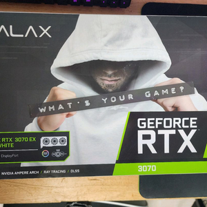 갤럭시 rtx3070 ex gamer 3팬 화이트