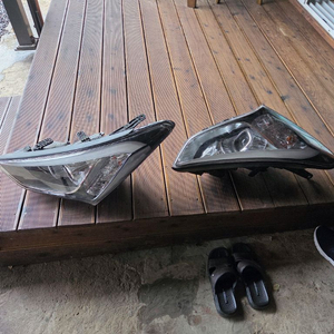 싼타페 dm전조등