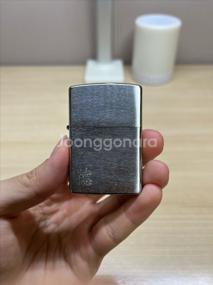 지포 라이터 브러시드 크롬--3