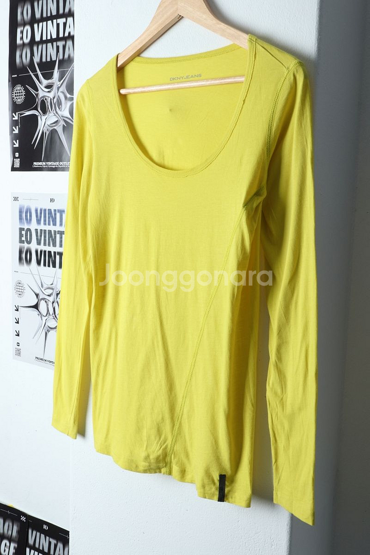 W(XS) DKNY 디케이앤와이 도나카란 긴팔티셔츠--4