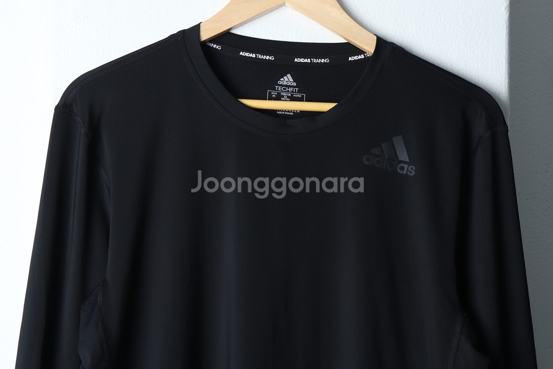 (XL) 아디다스 긴팔티셔츠 기능성 블랙 올드스쿨--1