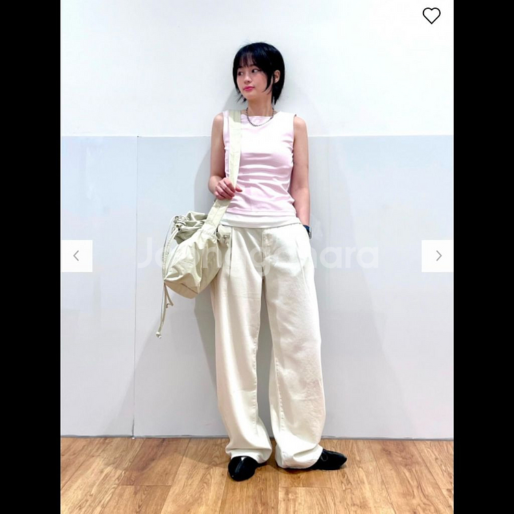 유니클로 드레이피 데님 턱 팬츠--9