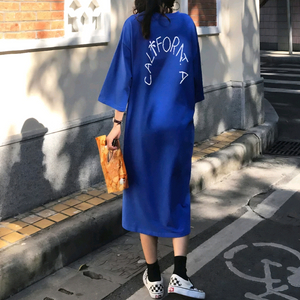 레터링 빅사이즈 여름원피스 루즈핏 홈웨어 2XL 새상품