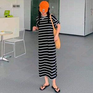 단가라 빅사이즈 여름원피스 루즈핏 홈웨어 2XL 새상품